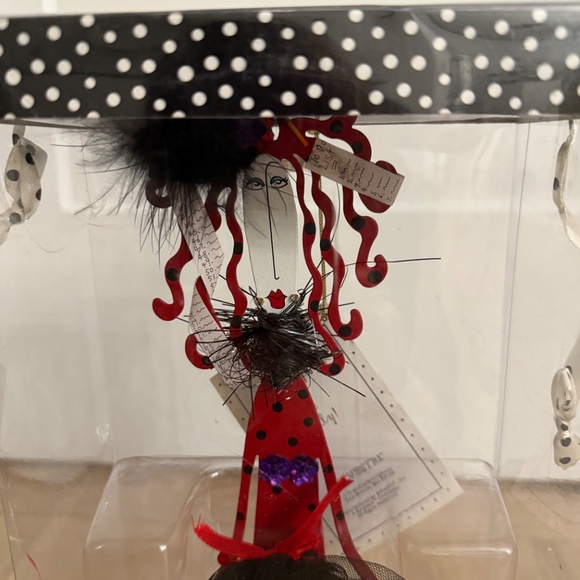 WOMEN'S GIFT-DOLLY MAMA "BEST STRESSED" FUN METAL DOLL-NEW IN BOX-UNIQUE GIFT! - Picture 4 of 9